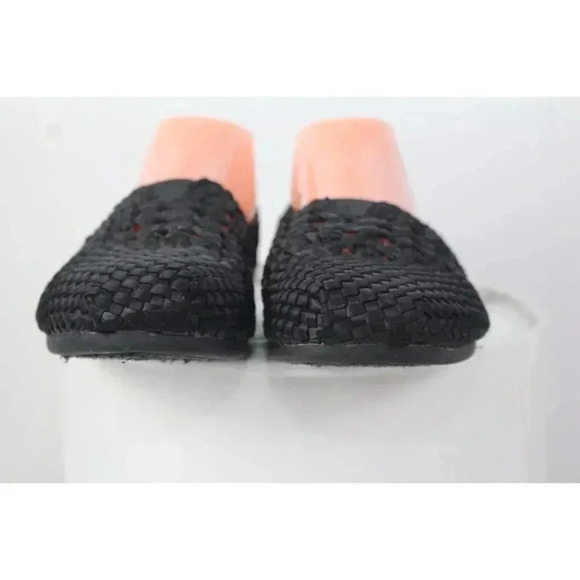 ladies black TOMS espadrille Flats size 10W - Picture 1 of 8